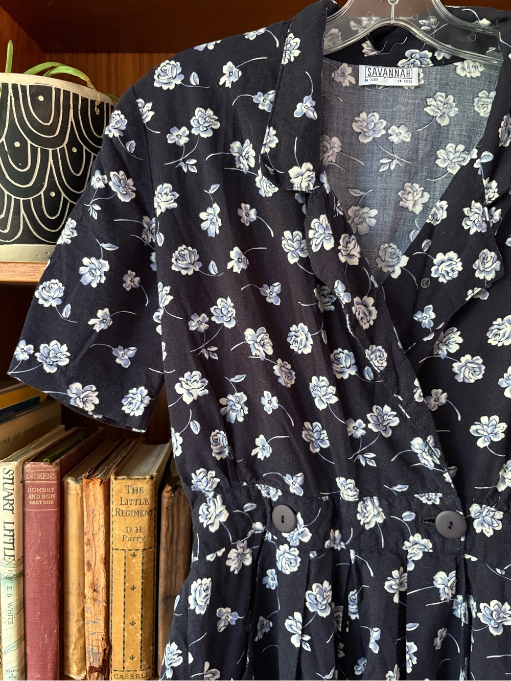 Vintage 90s CottageCore Floral Romper S